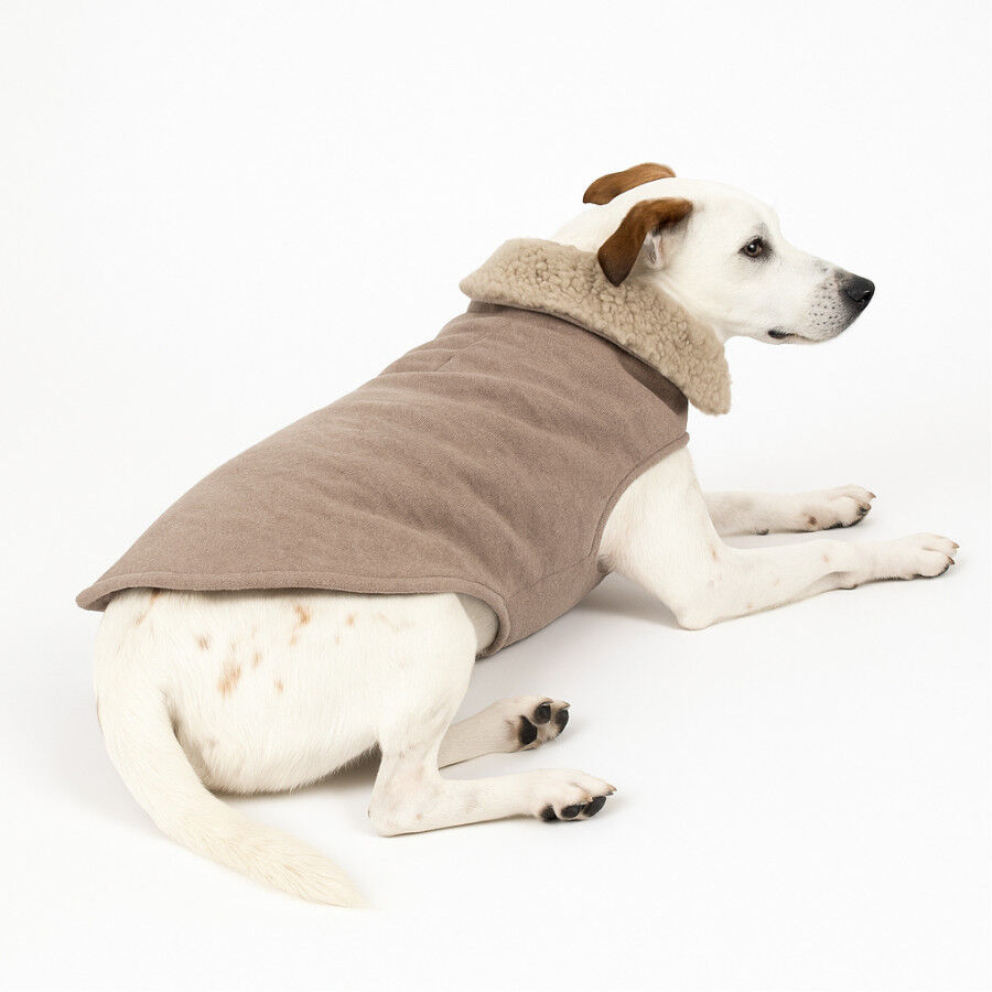 Outech Abrigo Marrón Borreguillo para perros thumbnail