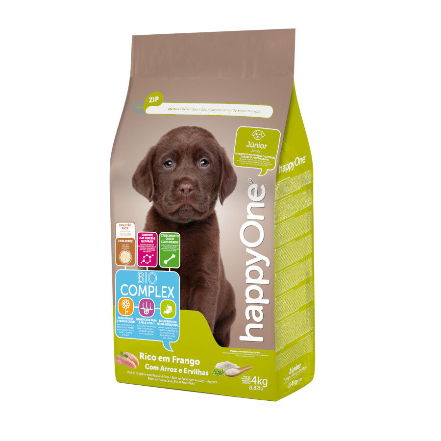 happyOne Junior de Pollo pienso para cachorros, , large Imagen numero 1