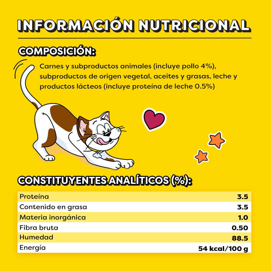 4 sobres x 10 g Catisfactions Creamy Salm&oacute;n Snack cremoso para gatos, , large Imagen numero 2