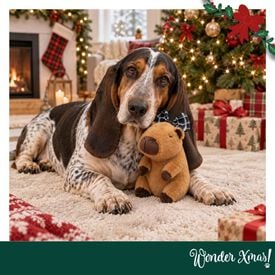 Wonder Christmas Capibara Peluche para perros