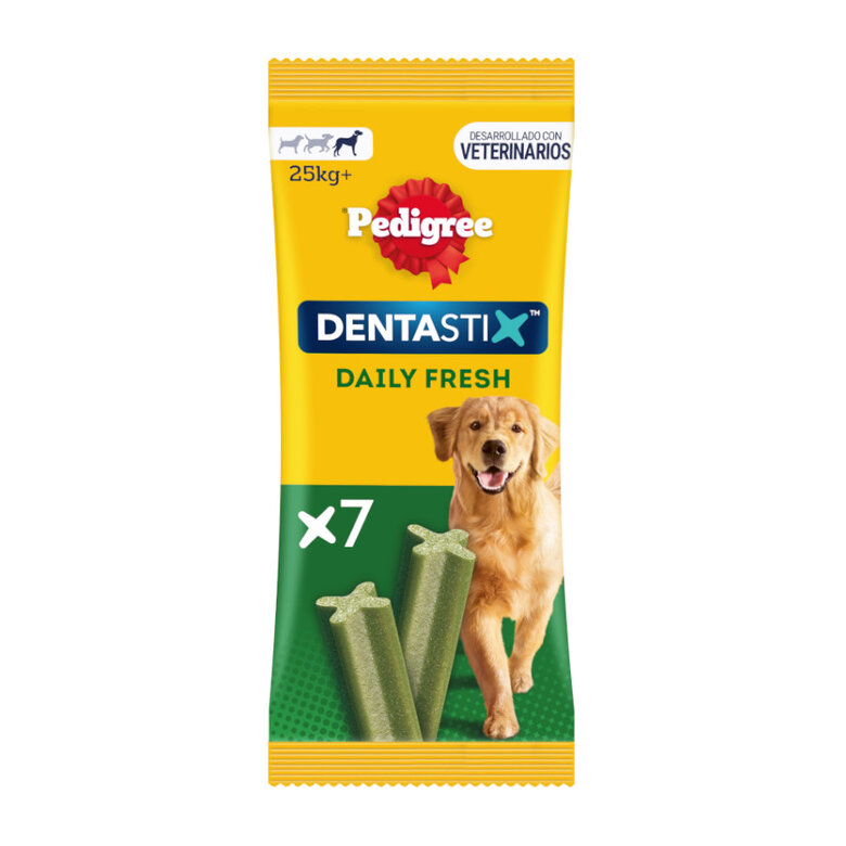 7 barritas Pedigree Dentastix Fresh Snacks Dentales para Perros Grandes,  Imagen numero 1 7 barritas Pedigree Dentastix Fresh Snacks Dentales para Perros Grandes, , large Imagen numero 1