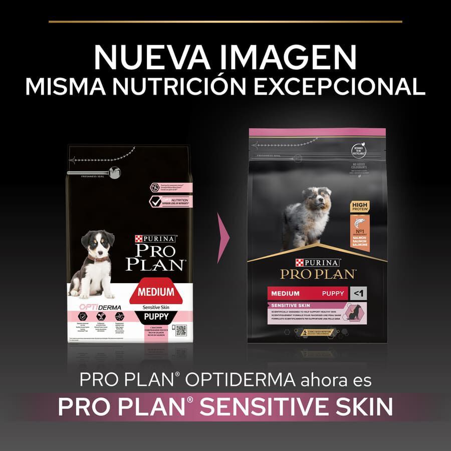 Pro Plan Puppy Medium Salmón Piel sensible pienso para cachorros thumbnail