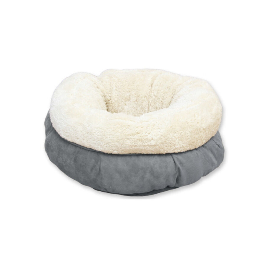 All For Paws Cama Donut Gris para Gatos