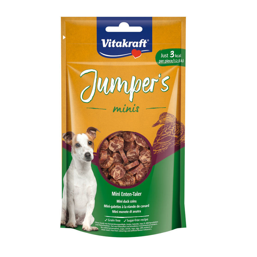 80 g Vitakraft Bocaditos Jumper&rsquo;s Pato para perros mini, , large Imagen numero 1