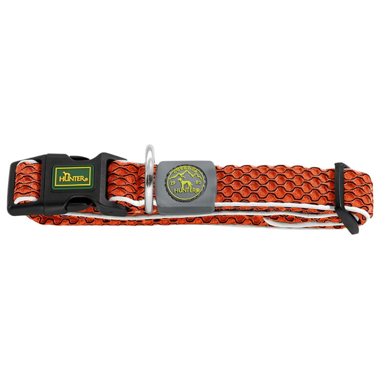 Hunter Hilo Vario Basic Collar naranja para perros thumbnail
