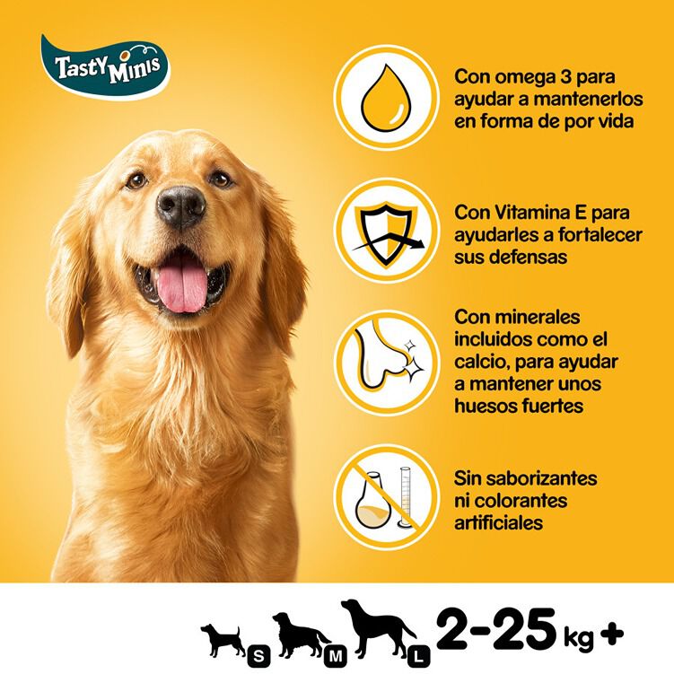 Pedigree Tasty Mini Snacks Sabor Buey y Ave para Perros thumbnail