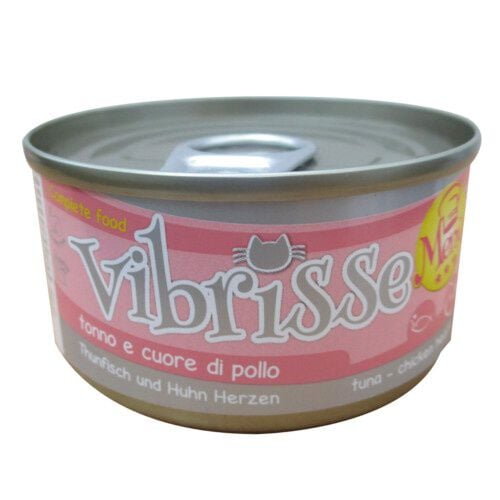 70 g Croci Vibrisse Men&uacute; At&uacute;n e H&iacute;gado de Pollo en Salsa lata para gatos, , large Imagen numero 1