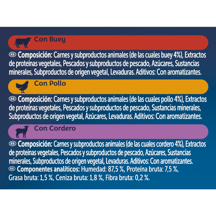 6 x 48 g Felix Cat Sopa de Buey, Pollo y Cordero para gatos, , large Imagen numero 5