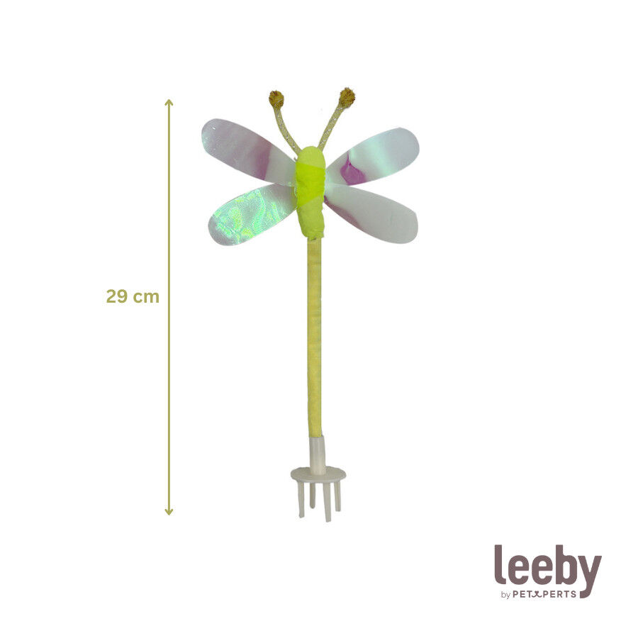 Leeby Babette juguete rascador mariposa para gatos thumbnail
