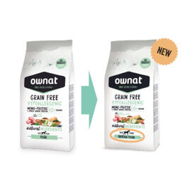 Ownat Grain Free Hypoallergenic Cerdo pienso para perros