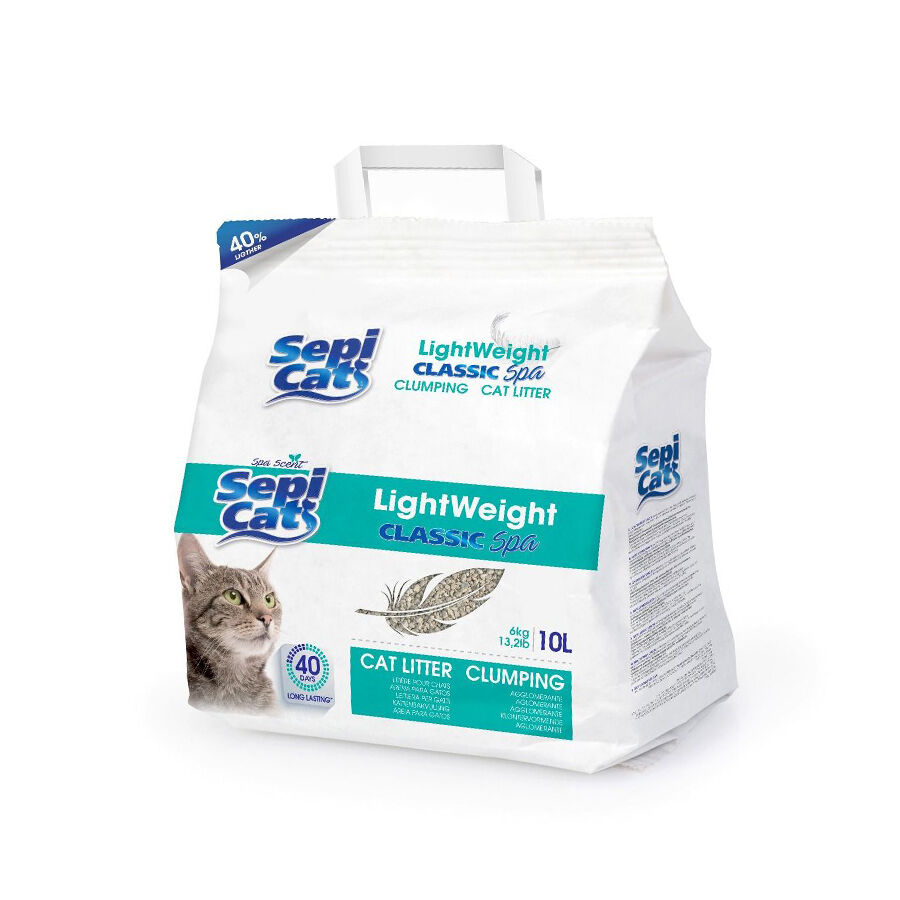 Sepicat LightWeight Classic Spa arena aglomerante ligera para gatos