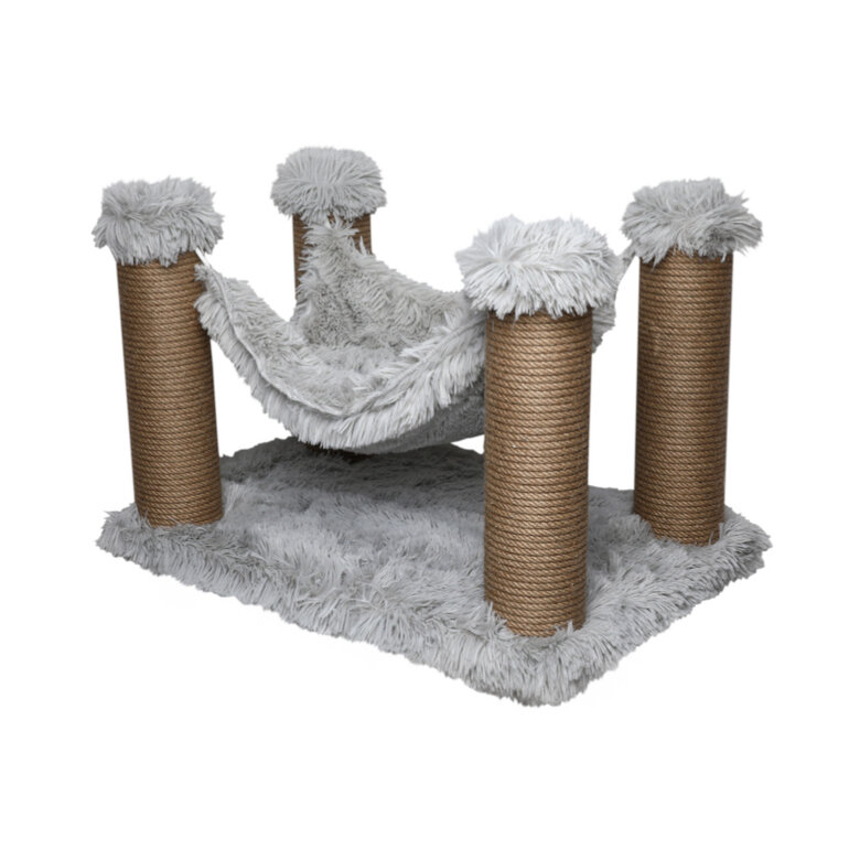 Catshion Nube Rascador con Hamaca Gris Claro para gatos,  Imagen numero 1 Catshion Nube Rascador con Hamaca Gris Claro para gatos, , large Imagen numero 1