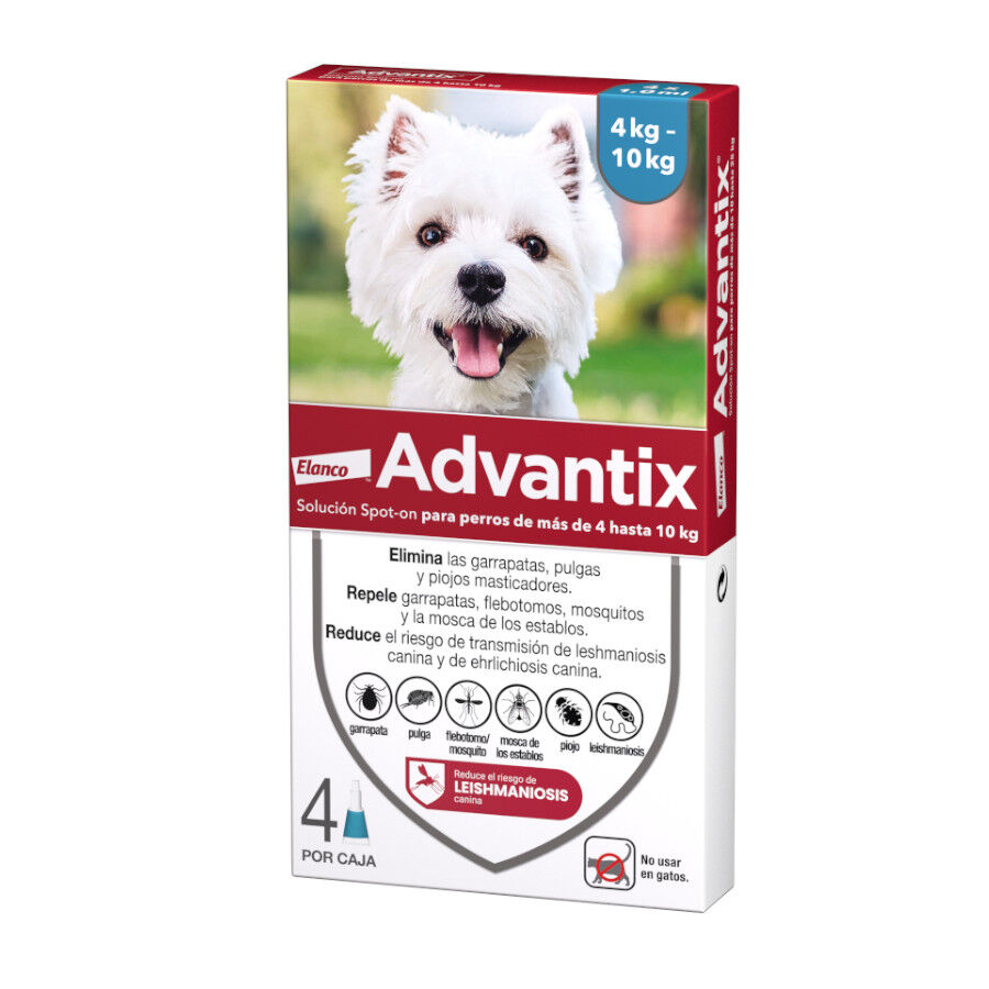 4-10 kg (4 uds.)Advantix Pipetas Antiparasitarias para perros, , large Imagen numero 1