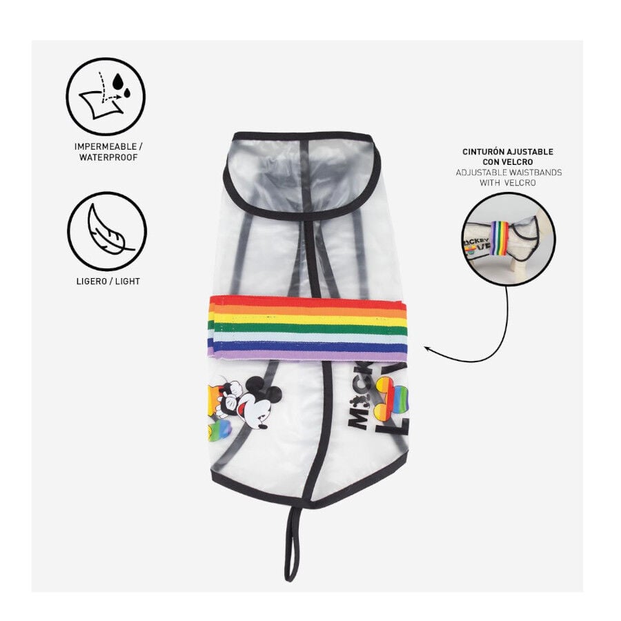 Disney Pride Chubasquero para perros, , large Imagen numero 6