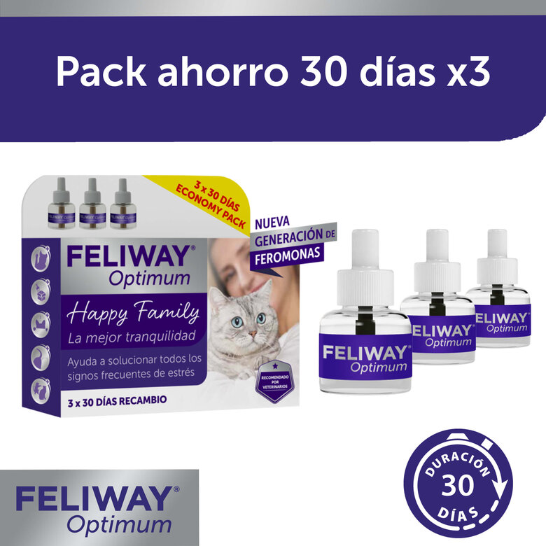 Feliway Optimum Difusor Tranquilizante para gatos, , large image number null