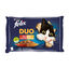 4 sobres x 85 g Felix Fantastic Duo Carne en Gelatina sobre para gatos, , large indicador imagen numero 1