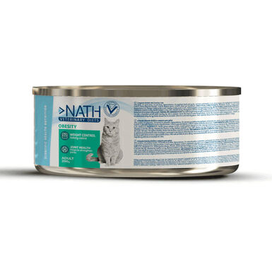 Nath Veterinary Diets Obesity Cordero lata para gatos