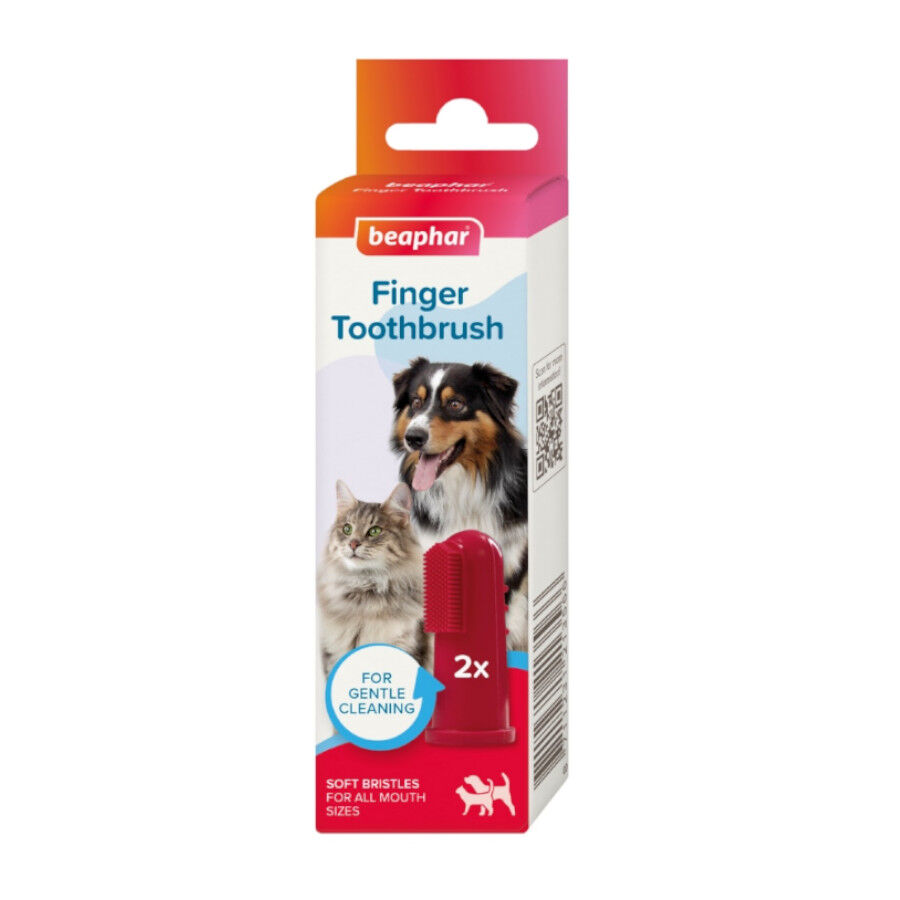 Beaphar Cepillo Dental de Dedo para Perros y Gatos, , large Imagen numero 1