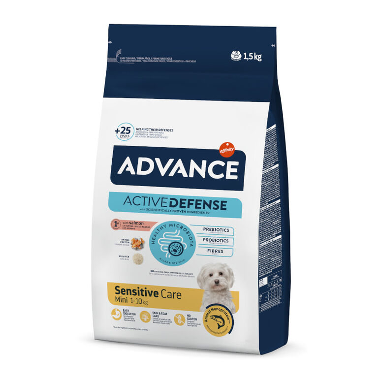 Advance Active Defense Mini Sensitive Salmón y Arroz pienso para perros thumbnail