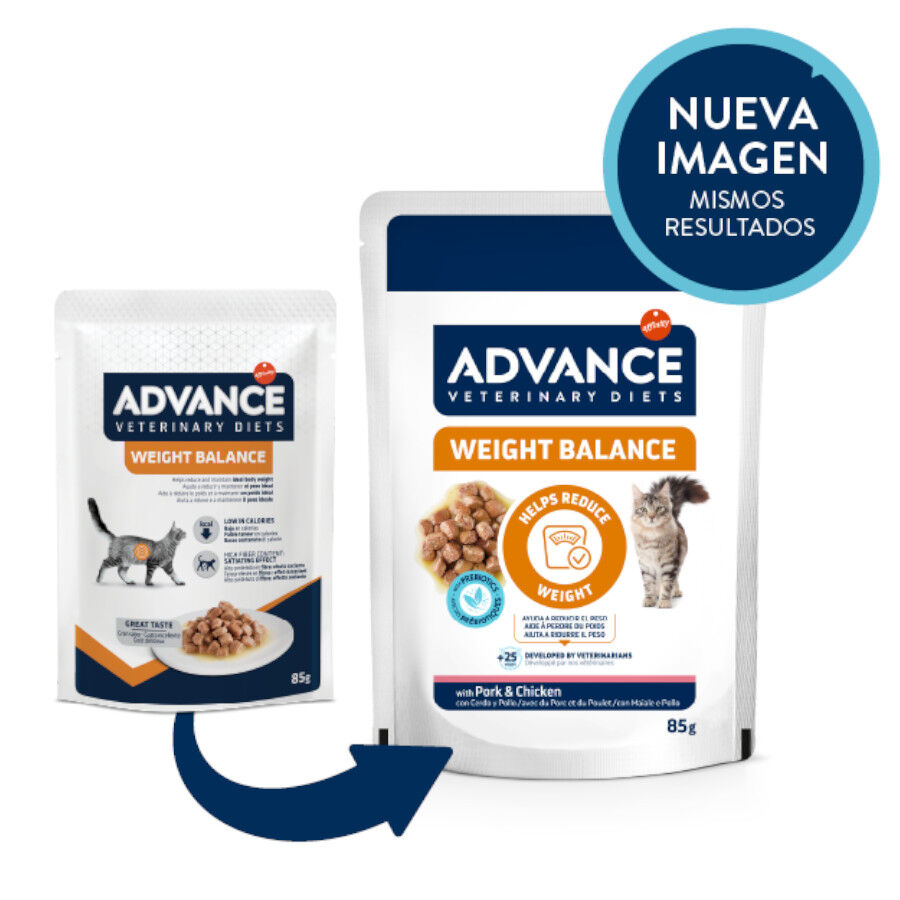 Advance Veterinary Diets Weight Balance Sobre para gatos thumbnail