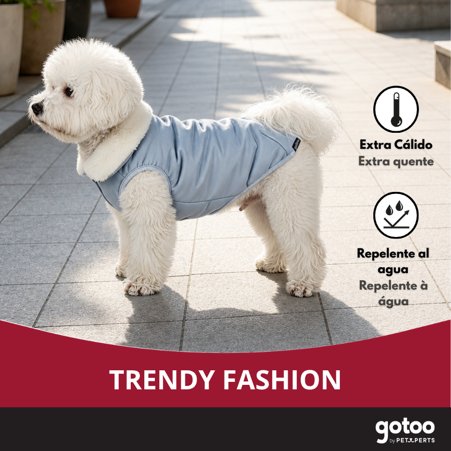 Gotoo Abrigo Azul Claro para perros, , large Imagen numero 6