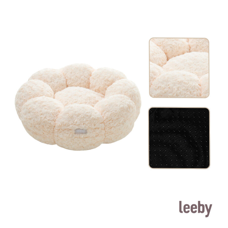 Leeby Sof&aacute; Flower Bed Swirl Beige para perros, , large Imagen numero 5