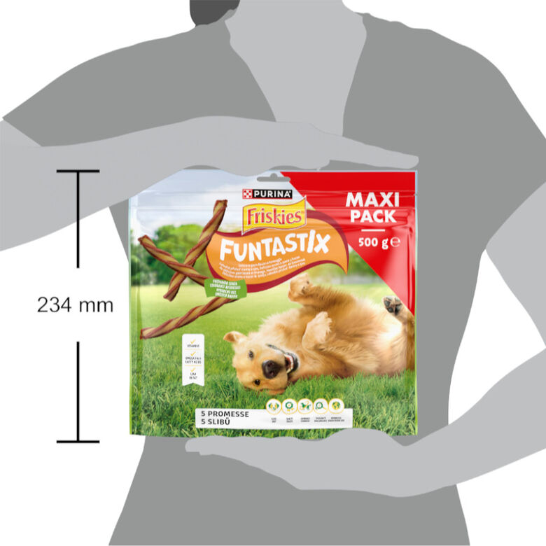 Friskies Funtastix Barritas de Queso y Bacon para perros thumbnail