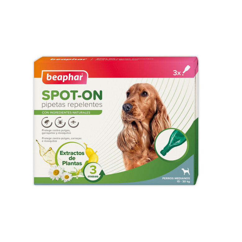 Beaphar Pipetas repelentes para perros medianos, , large image number null