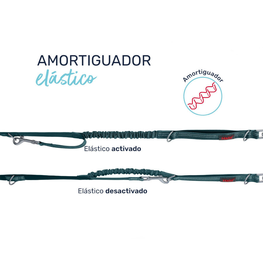 Halti correa multifuncional azul verdoso para perros, , large Imagen numero 2