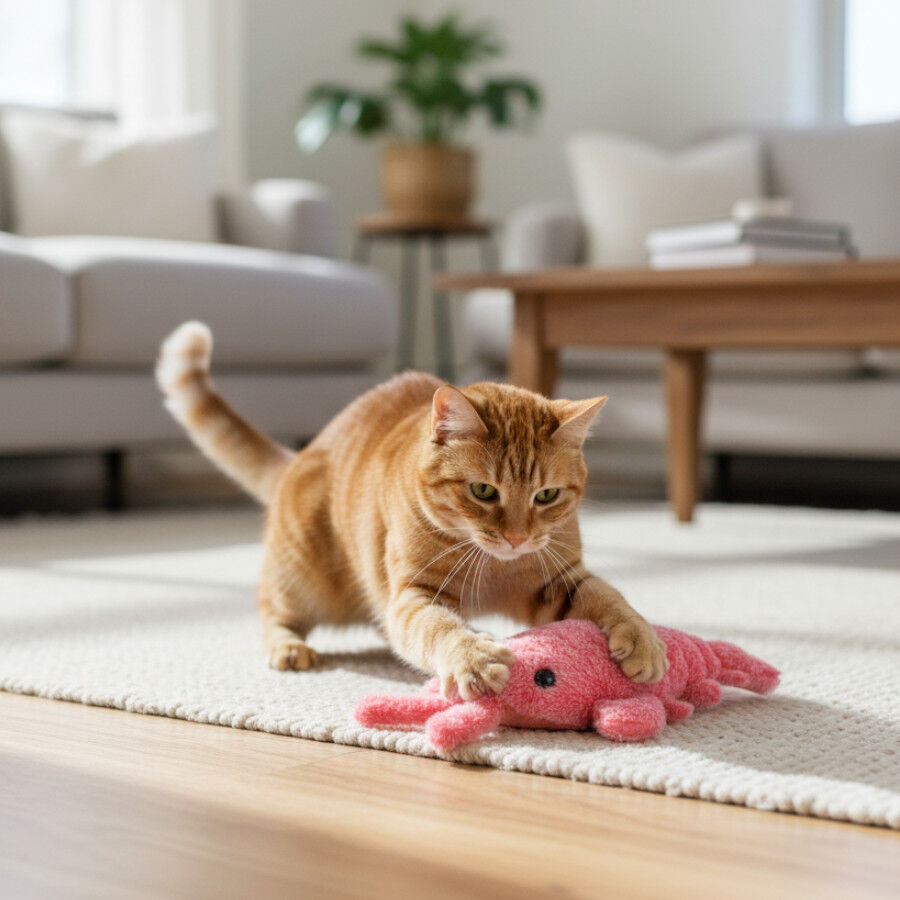 Tootoy! Juguete Interactivo Langosta para gatos, , large Imagen numero 1