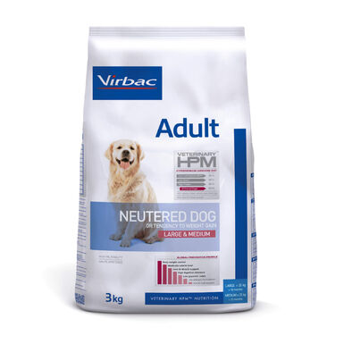 Virbac Veterinary HPM Adult Neutered Large y Medium pienso para perros