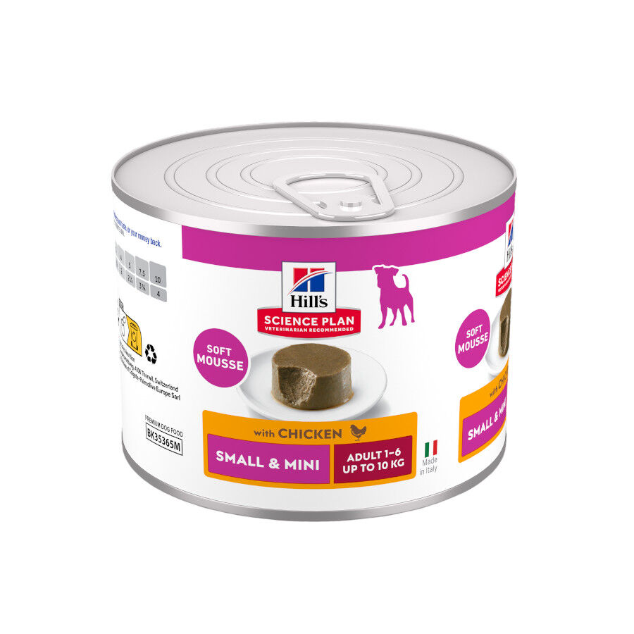200 g Hill's Science Plan Adult Small & Mini Mousse de Pollo lata para perros, , large Imagen numero 1