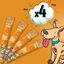 4 sobres x 15 g 2&Snacks Snacks Cremosos con Pollo para perros, , large indicador imagen numero 2
