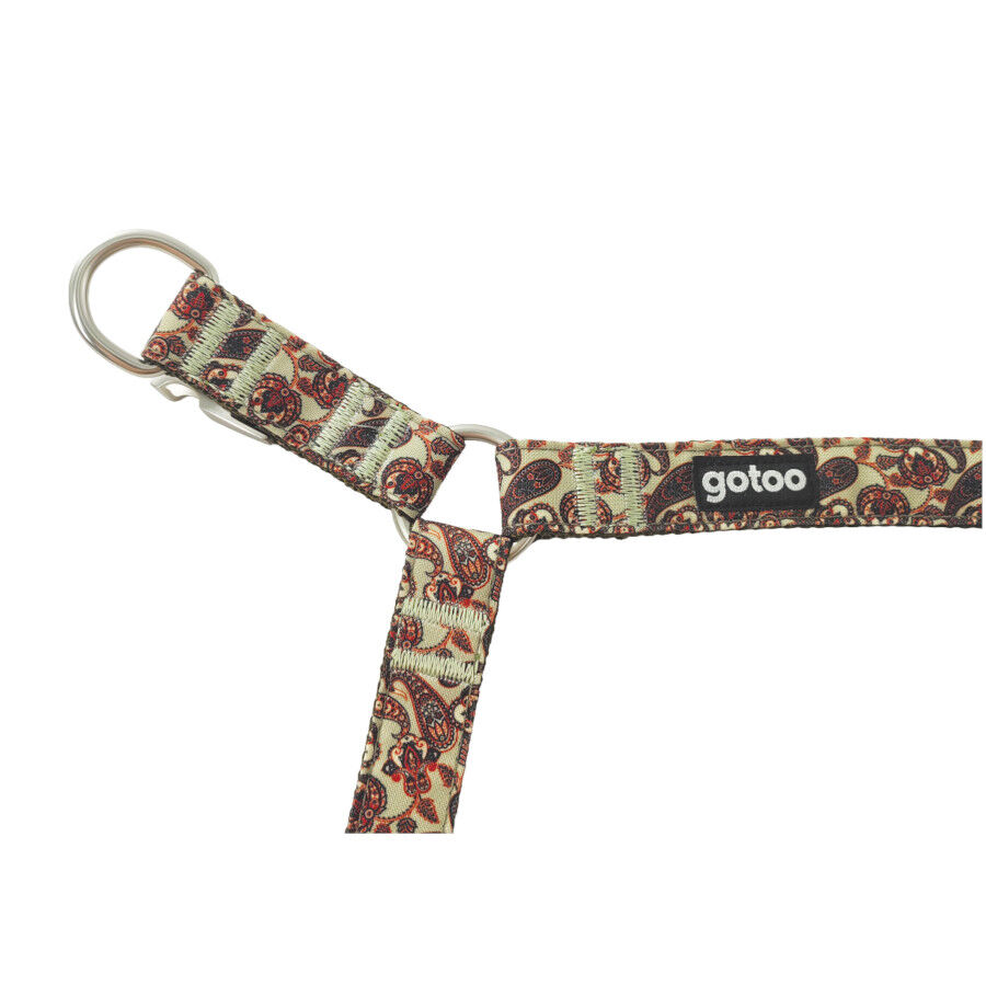 Gotoo Arn&eacute;s estampado cachemira caqui para perros, , large Imagen numero 5