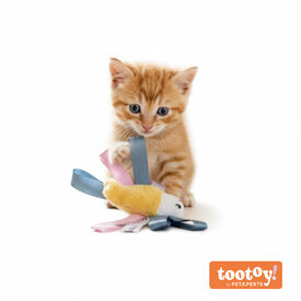 Tootoy! Peluche con Catnip Pez con Lazos para gatitos