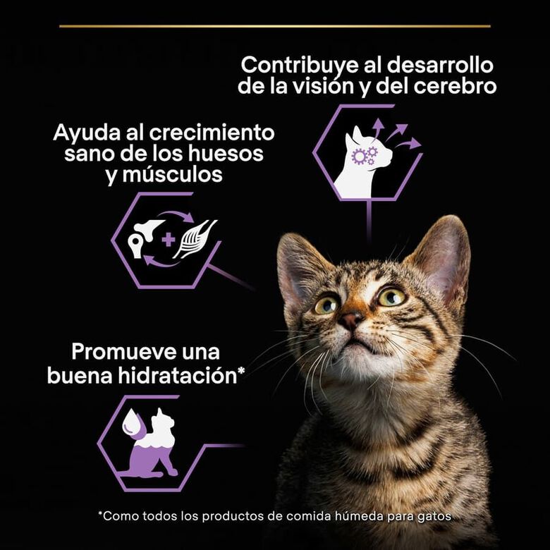 Pro Plan NutriSavour Feline Kitten Pavo en salsa sobre para gatitos thumbnail