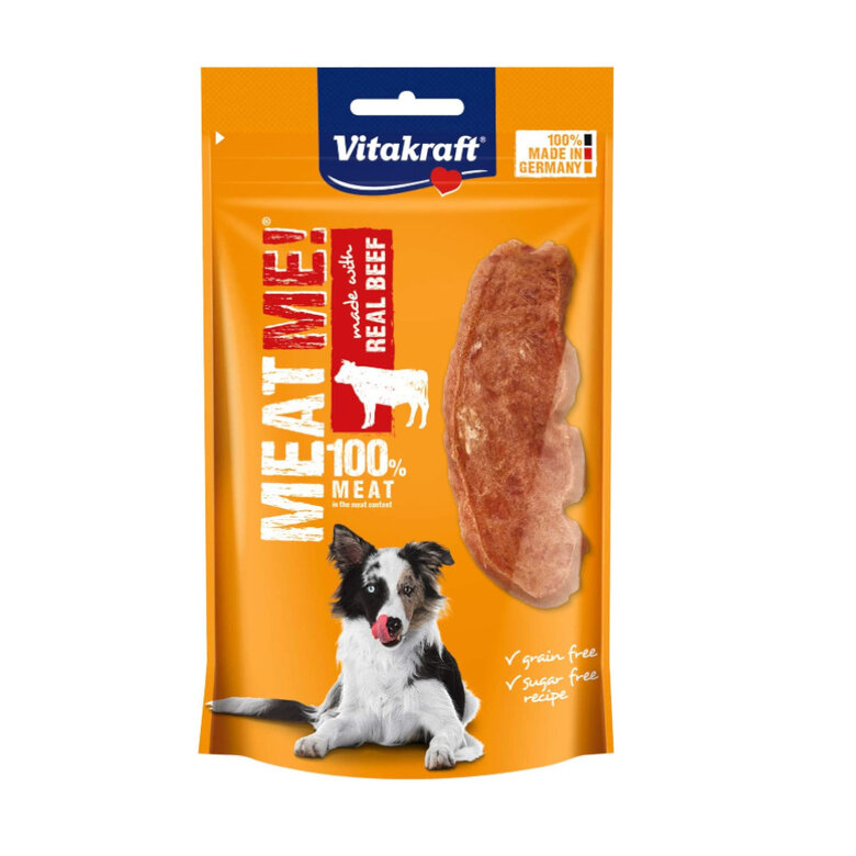 60 g Vitakraft Carne Deshidratada Ternera para perros,  Imagen numero 1 60 g Vitakraft Carne Deshidratada Ternera para perros, , large Imagen numero 1