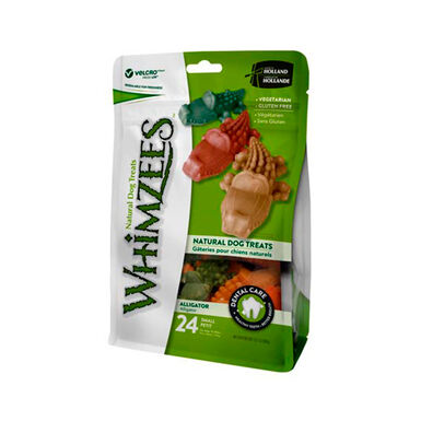 Whimzees Snacks Dentales Cocodrilo para perros de razas pequeñas