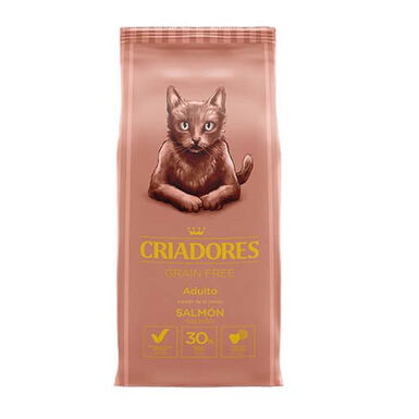 Criadores Adulto Grain Free Salmón pienso para gatos