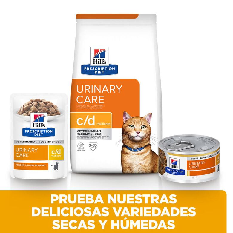 Hill&#039;s Prescription Diet c/d Urinary Care Pollo lata para gatos thumbnail