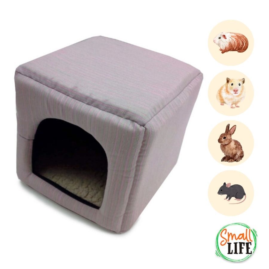 Small Life cama con forma de cubo para roedores, , large Imagen numero 3