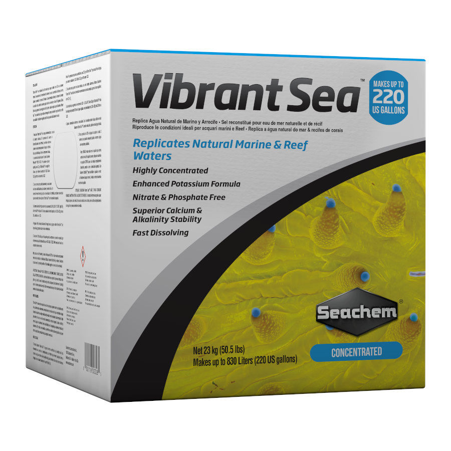 Seachem Vibrant Sea Sal Marina Sintética para acuarios
