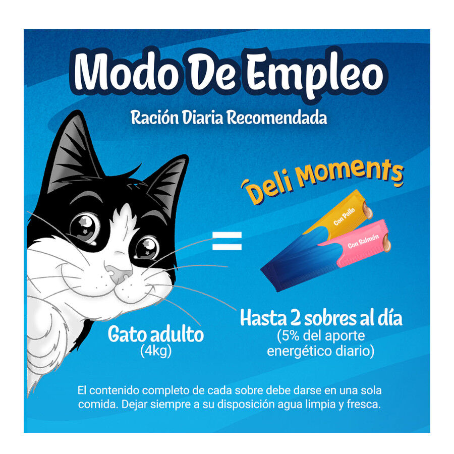 48 sobres x 10 g Felix Deli Moments Snack l&iacute;quido para gatos - Multipack, , large Imagen numero 5