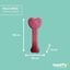Tootoy! Puppy Hueso Llave Coraz&oacute;n Rosa Juguete para perros, , large indicador imagen numero 3