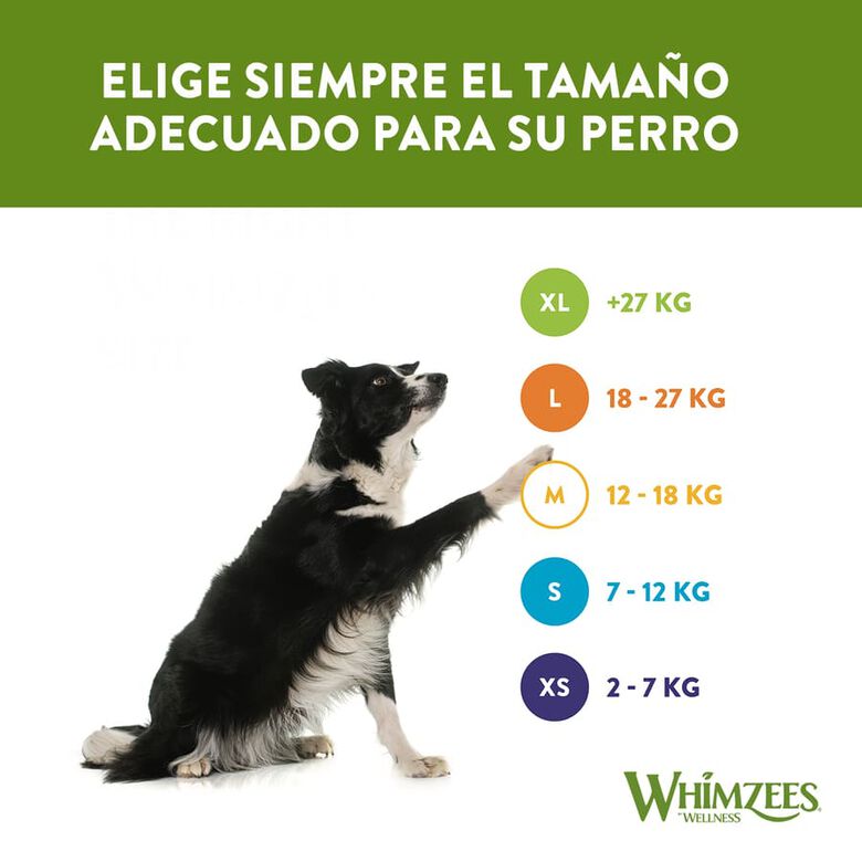 Whimzees Snacks Dentales Stix para perros de razas medianas thumbnail