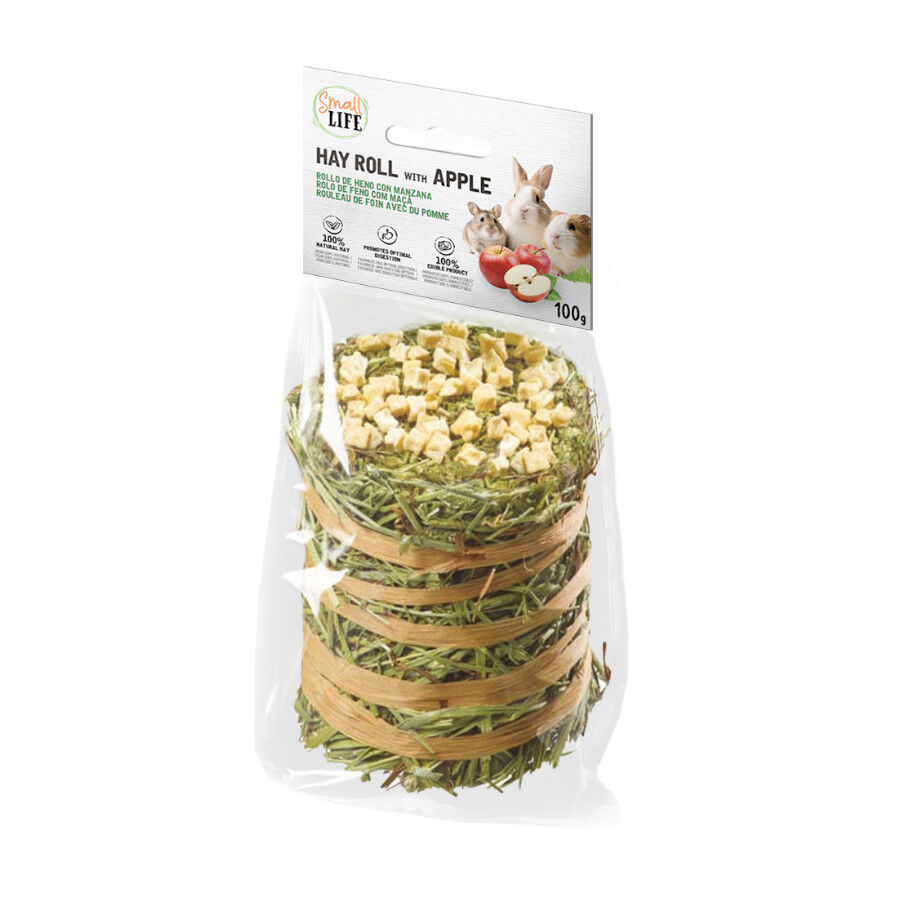 100 g Small Life Rollo de Heno con Manzana Snack para roedores y conejos, , large Imagen numero 1