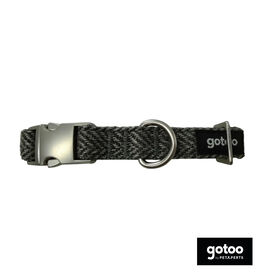 Gotoo Collar espiga gris para perros