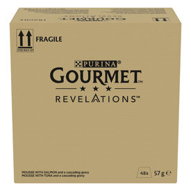 Gourmet Revelations Mousse con Salmón y Atún tarrinas para gatos