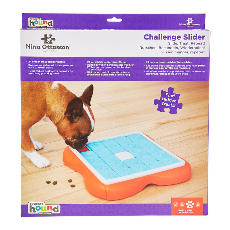 Outward Hound Challenge Slider Rompecabezas de Inteligencia para cachorros thumbnail