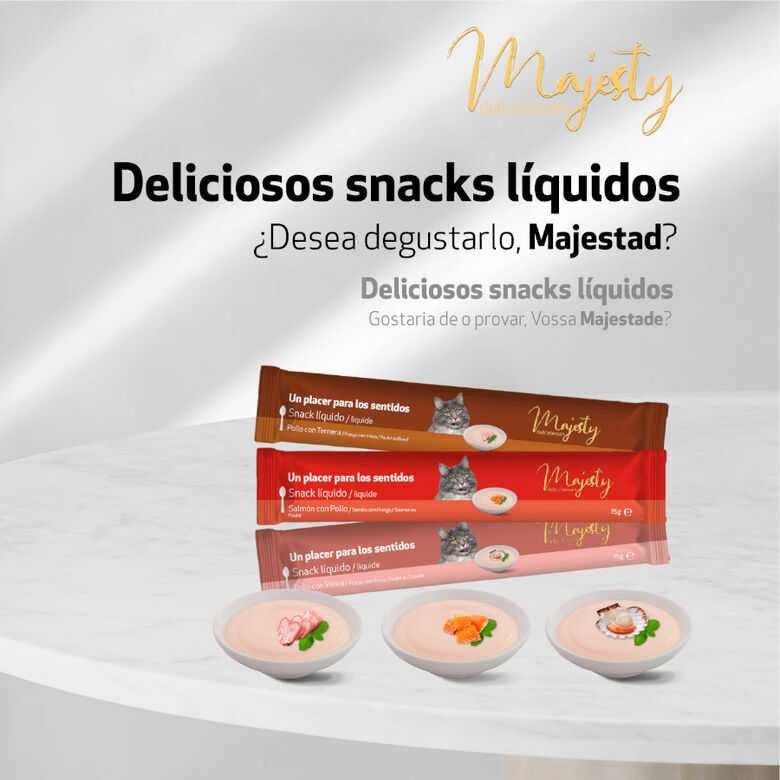 Majesty Mix de snack líquido para gatos thumbnail